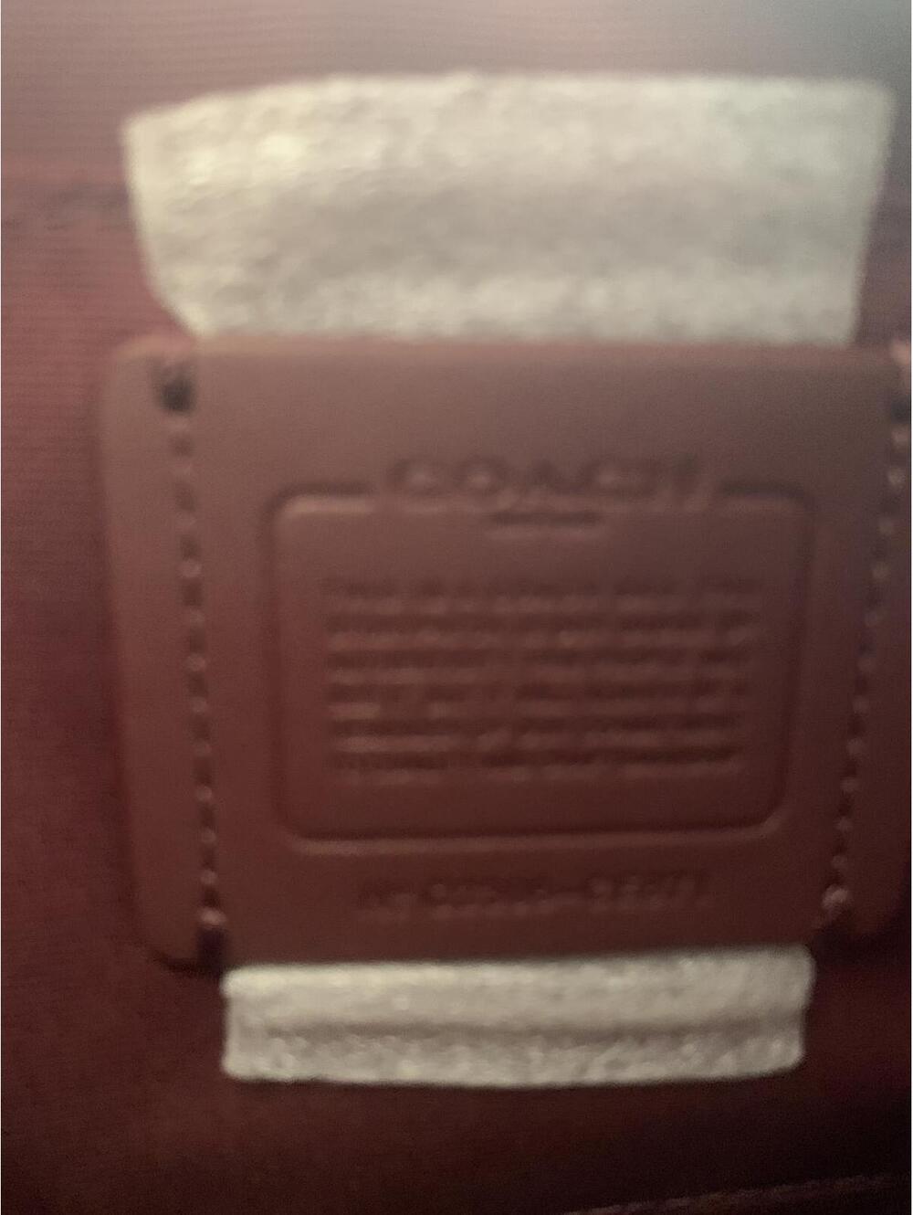 Coach XGRN Mini RWN File Crossbody Bag Red - Picture 6 of 7